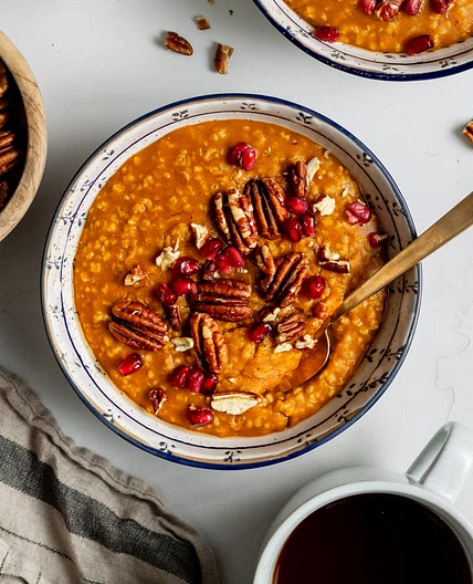 Easy & Healthy Stovetop Pumpkin Steel Cut Oats