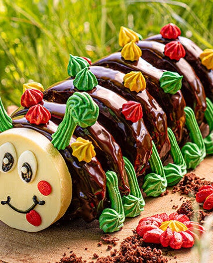 Paul Hollywood's Caterpillar Cake