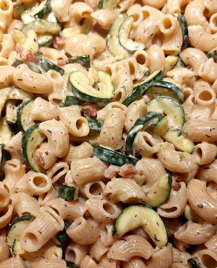 Zucchini-Carbonara