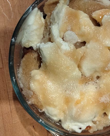 Bread and  butter (iceCream) pudding 🤤