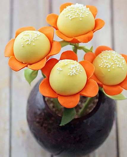 Spring Flower Cake Pops