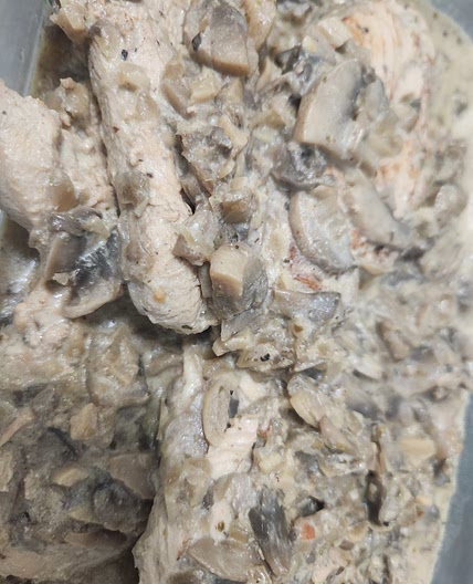 Non-alcoholic chicken mushroom marsala