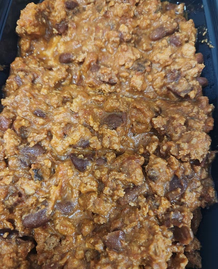 Simple ground chicken chilli (instant pot)