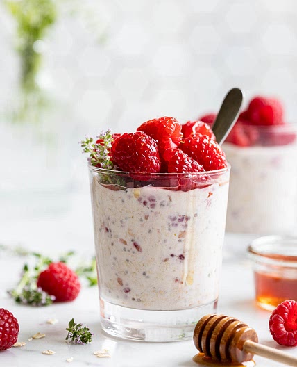 Probiotic Raspberry Bircher