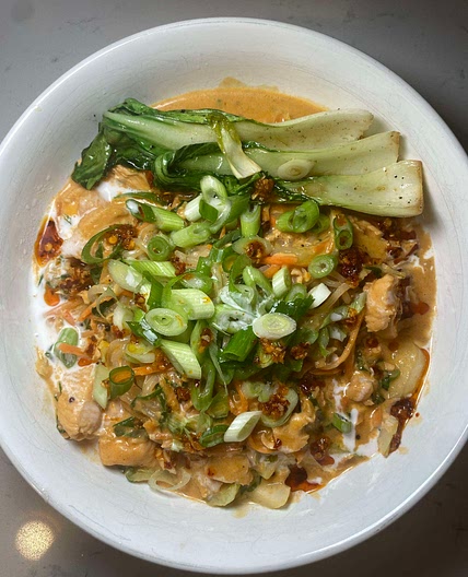 Spicy Curry Ramen Bowl