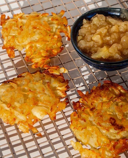 Perfect Vegan Latkes (Pan Fried, Gluten Free) 