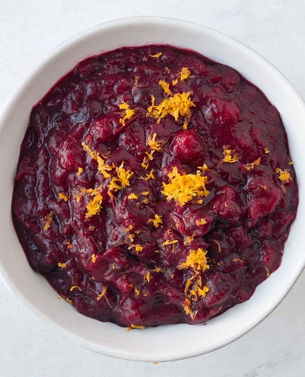Healthy Cranberry Sauce
