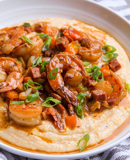Easy Cajun Shrimp and Grits