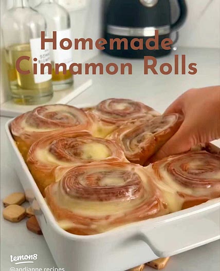 Homemade Cinnamon Rolls for Christmas 🤤😋 | Article posted by And
