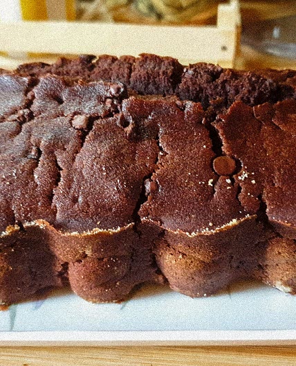 Banana bread al cacao (vegan/gluten free)