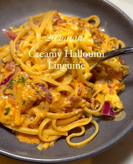 Halloumi Linguine 