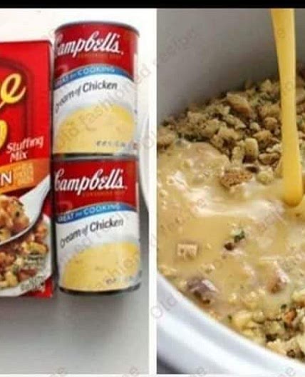 Crockpot Chicken and Stuffing