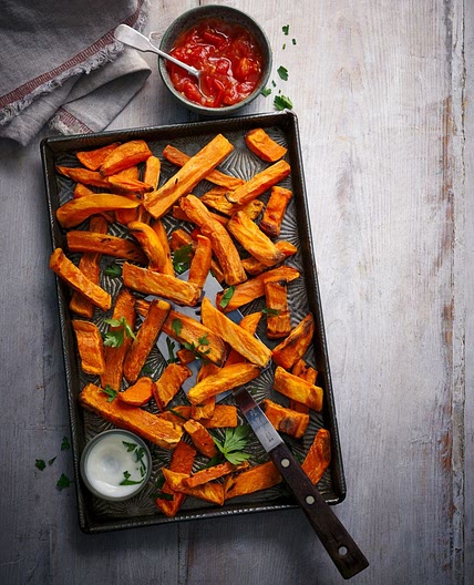 Sweet potato chips
