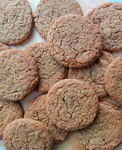 Chewy Ginger Molasses Cookies