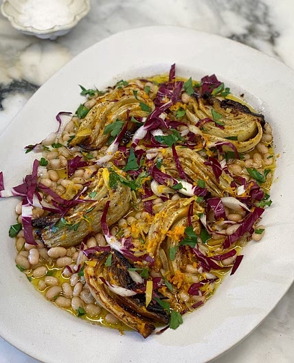 WHITE BEANS & CITRUS ROASTED FENNEL