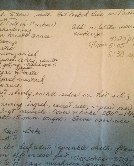 The Infamous Veal Stew