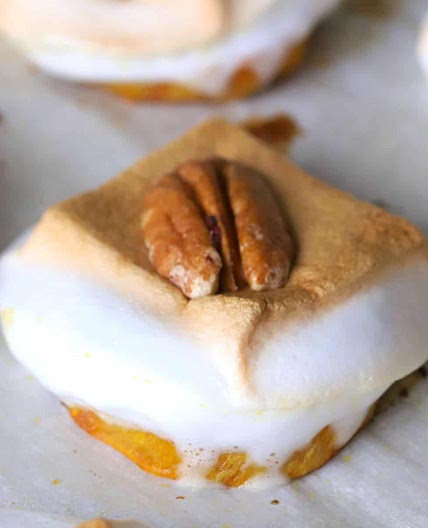 Low Carb Marshmallow Sweet Potato Bites