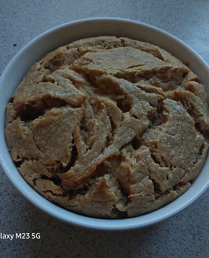 Salted caramel baked oats