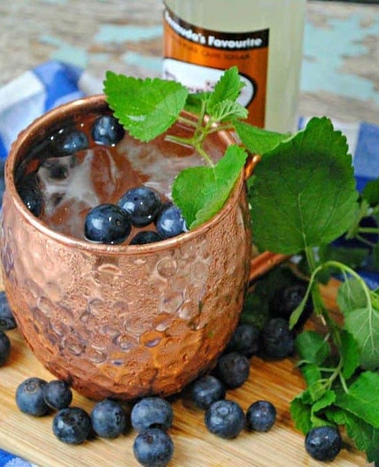 Blueberry Moscow Mule Rita