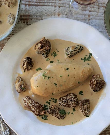Chicken with morels and cream — French Cooking Academy