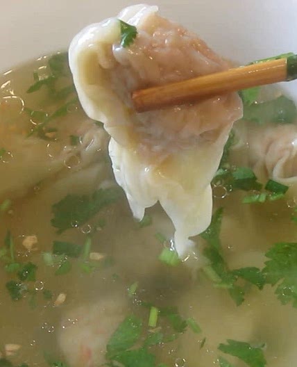 Soupe Raviolis aux Crevettes