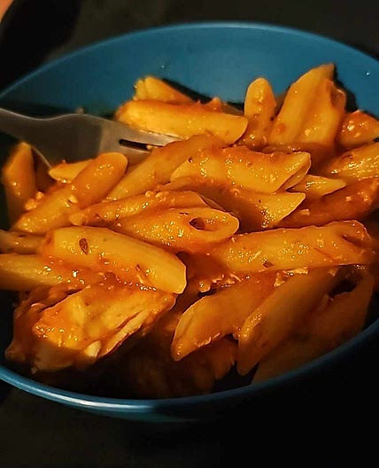Chicken pizza penne
