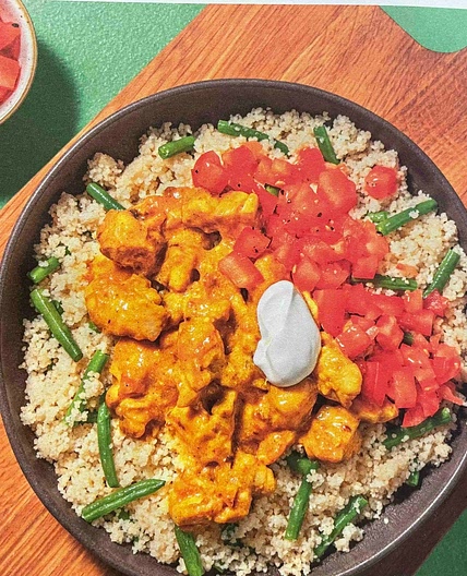Korma and Mango Chutney Glazed Chicken