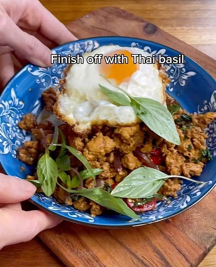 Pad Kra Pow Gai (Thai Basil Chicken)