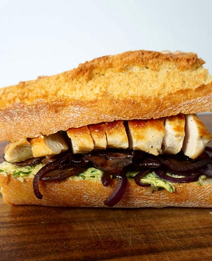 Champignons chicken sandwich