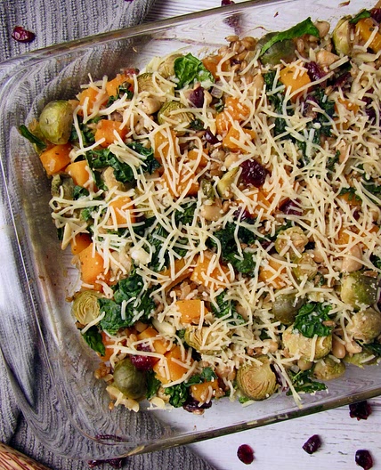 Fall Harvest Butternut Squash Casserole (Vegan!)