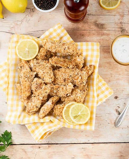 Lemon Pepper Baked Chicken Tenders