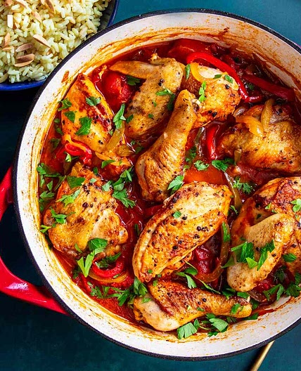 Poulet Basquaise