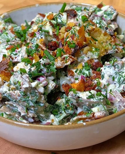 Smashed Potato Salad