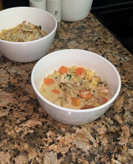 Creamy Chicken Noodle Soup 