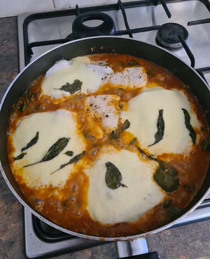 One-Pan Caprese Fish