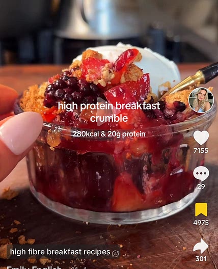 Breakfast crumble 