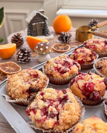 Cranberry and Orange Muffins 