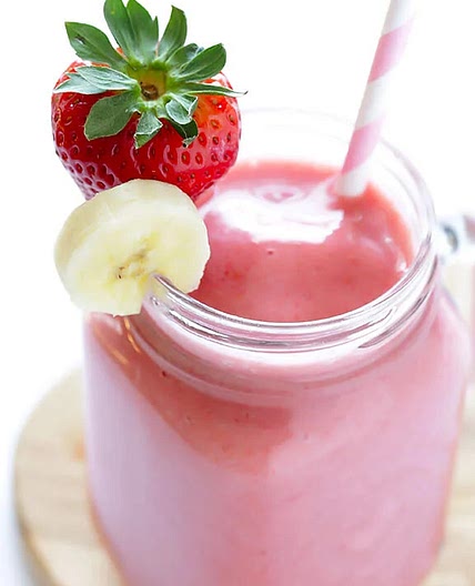 Strawberry and banana smoothie