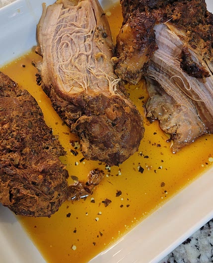 Slow cooker Parmesan honey pork