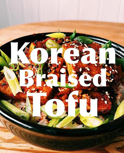 KOREAN BRAISED TOFU (DOBU JORIM) 🍲