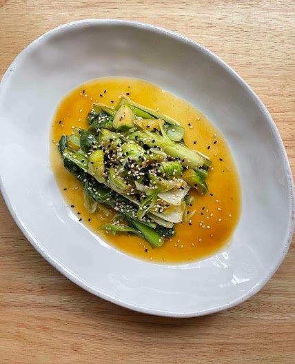 Veggies & Greens in Orange Miso sauce