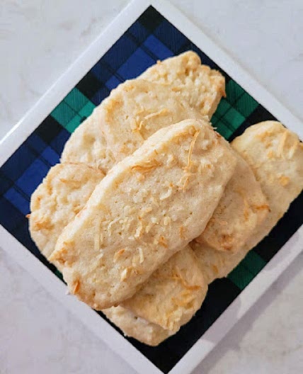 Slice and Bake Coconut Shortbread