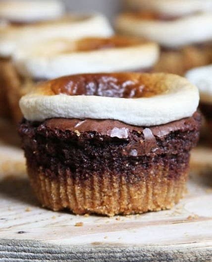 D'licious Smore Brownie Bites /
Smores Stuffed Brownies