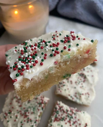 Vegan & Gluten-Free Sugar Cookie Bars