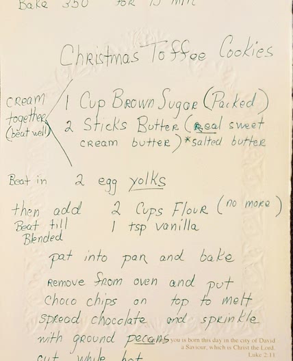 Christmas Toffee Cookie Bars