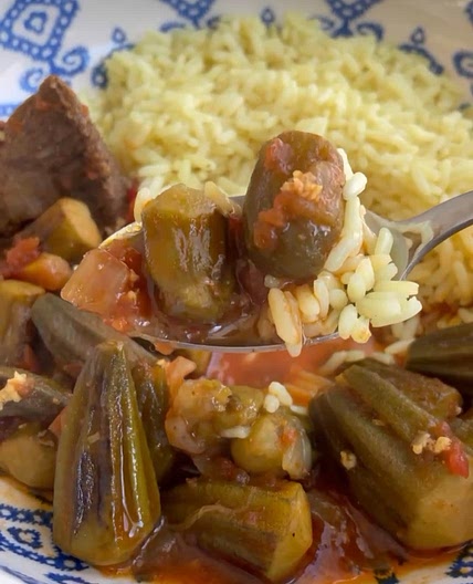 Okra stew