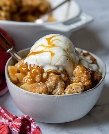 Easy Gluten-Free Apple Crisp with Best Topping