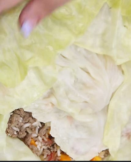 Cabbage roll cake 