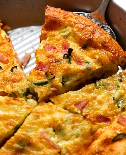 Crustless quiche