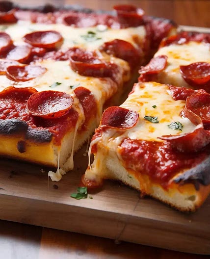 Detroit Style Pizza